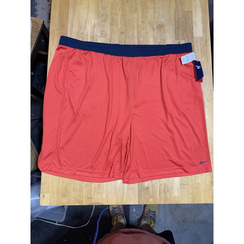 Reebok Men's 4XL Red Speedwick Active Gym Basketball Shorts NWT Big Tall